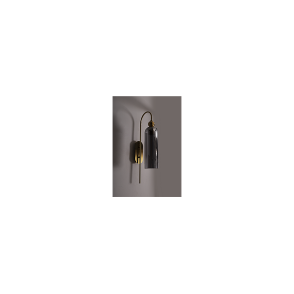 MAXLIGHT W0333 KINKIET CAMPANILA SMOKY GLASS