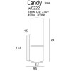 MAXLIGHT W0222 KINKIET CANDY IP44