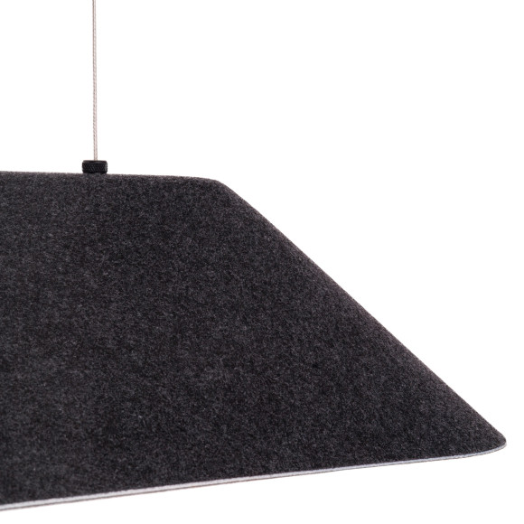MAXLIGHT P0567 LAMPA WISZACA CARBON BLACK&GREY
