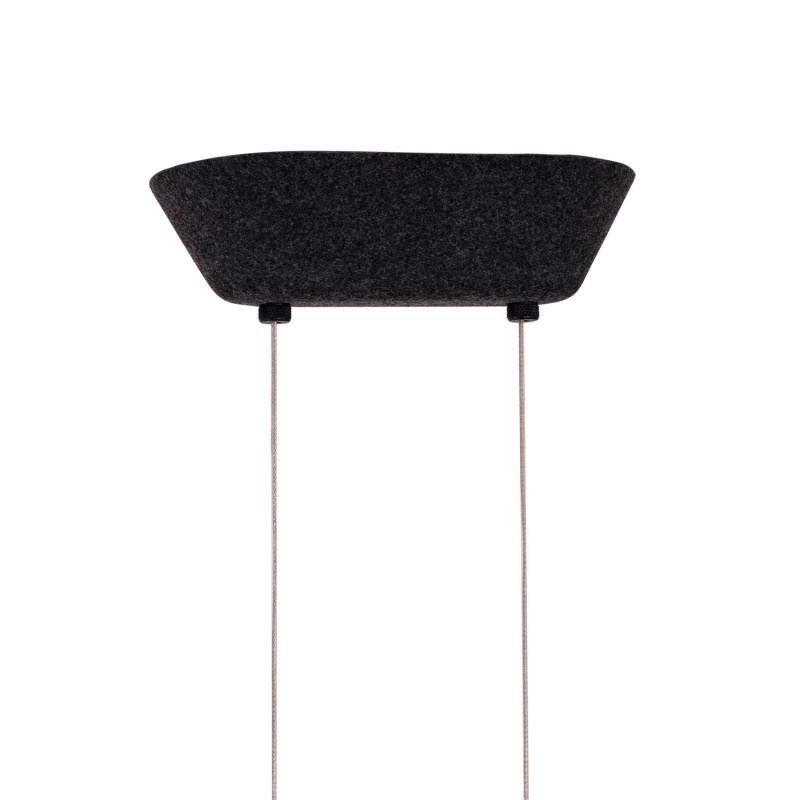 MAXLIGHT P0567 LAMPA WISZACA CARBON BLACK&GREY