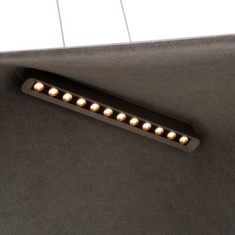 MAXLIGHT P0567 LAMPA WISZACA CARBON BLACK&GREY