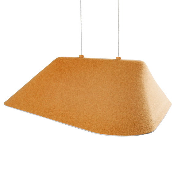 MAXLIGHT P0569 LAMPA WISZACA CARBON EARTH YELLOW&GREY