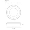MAXLIGHT C0207 LAMPA SUFITOWA CHARON BIAŁY IP65