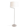 MAXLIGHT F0037 LAMPA PODŁOGOWA CHICAGO CHROM + BIAŁY ABAŻUR