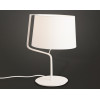 MAXLIGHT T0028 LAMPA STOŁOWA CHICAGO BIAŁA + BIAŁY ABAŻUR