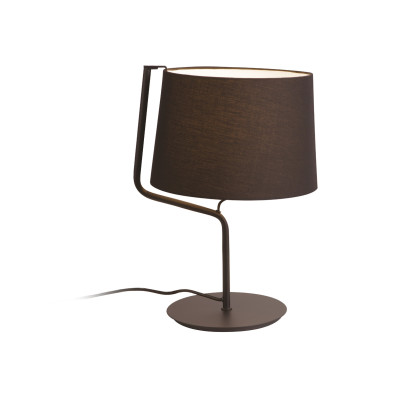 MAXLIGHT T0029 LAMPA STOŁOWA CHICAGO CZARNA + CZARNY ABAŻUR