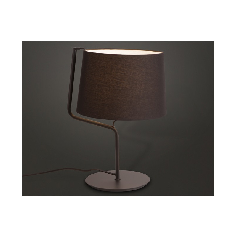 MAXLIGHT T0029 LAMPA STOŁOWA CHICAGO CZARNA + CZARNY ABAŻUR