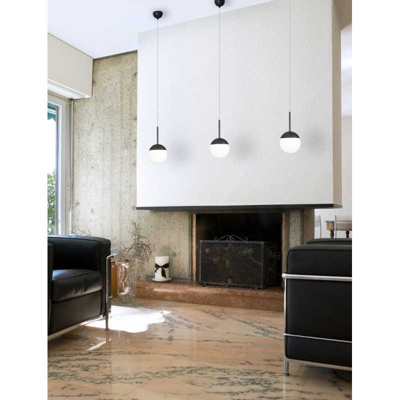 MAXLIGHT P0367 LAMPA WISZĄCA DALLAS I CZARNA