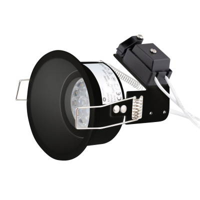 MAXLIGHT H0111 OPRAWA WPUSTOWA DEEP CZARNA GU10