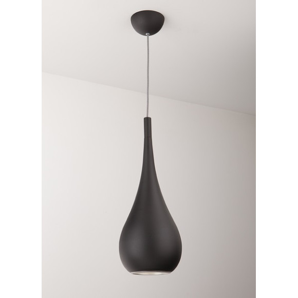 MAXLIGHT P0233 LAMPA WISZĄCA DROP CZARNA
