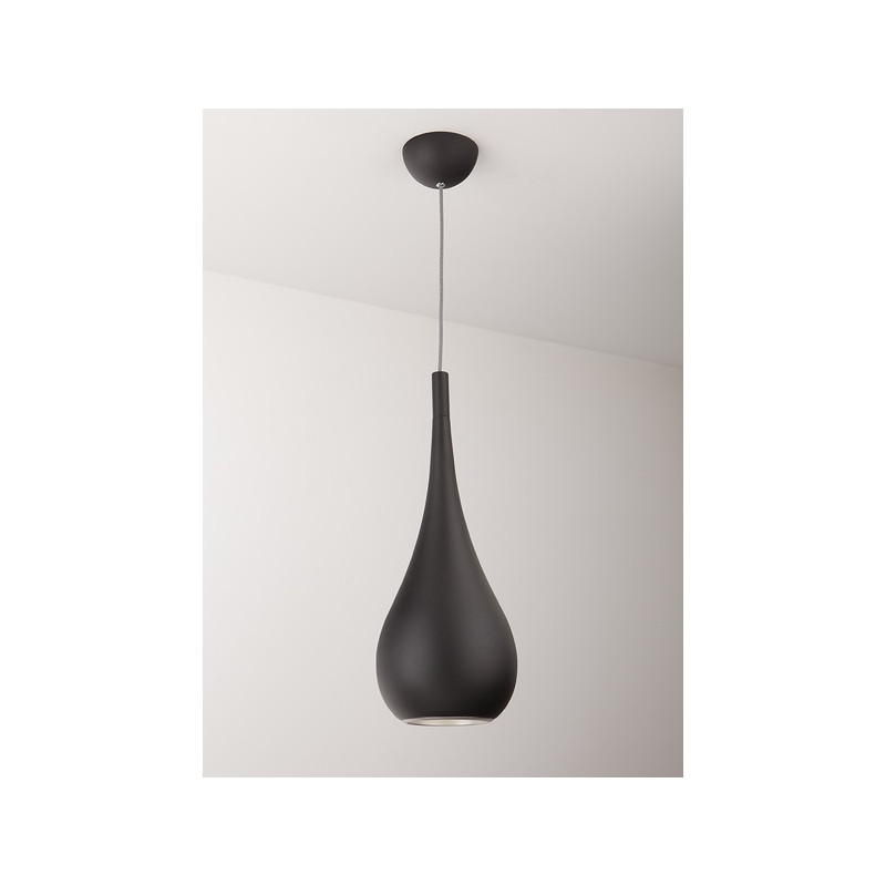 MAXLIGHT P0233 LAMPA WISZĄCA DROP CZARNA