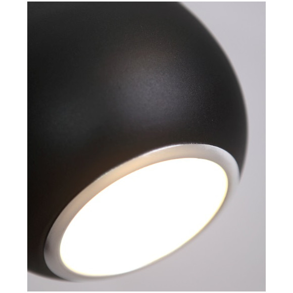 MAXLIGHT P0233 LAMPA WISZĄCA DROP CZARNA