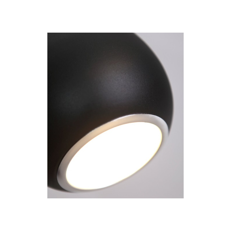MAXLIGHT P0233 LAMPA WISZĄCA DROP CZARNA