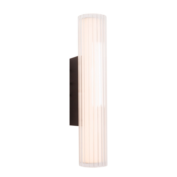 MAXLIGHT W0363 KINKIET FAYETTE 31CM 6W IP44 3000K CZARNY