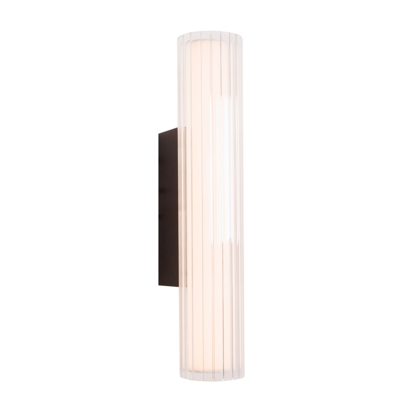 MAXLIGHT W0363 KINKIET FAYETTE 31CM 6W IP44 3000K CZARNY