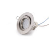 MAXLIGHT H0037 OPRAWA WPUSTOWA FINE OKRĄGŁA METAL SZCZOTKOWANY