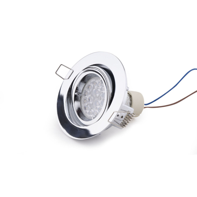MAXLIGHT H0038 OPRAWA WPUSTOWA FINE OKRĄGŁA CHROM