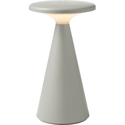 MAXLIGHT T0064 LAMPA STOŁOWA FUNGHI SZARA IP44