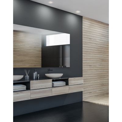 MAXLIGHT H0106 OPRAWA WPUSTOWA GALEXO LED 7W BIAŁA
