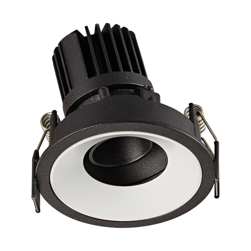 MAXLIGHT H0107 OPRAWA WPUSTOWA GALEXO LED 7W CZARNA