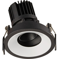 MAXLIGHT H0107 OPRAWA WPUSTOWA GALEXO LED 7W CZARNA