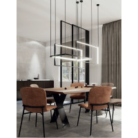 MAXLIGHT P0271D LAMPA WISZĄCA GEOMETRIC CZARNA ŚCIEMNIALNA