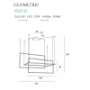 MAXLIGHT P0271D LAMPA WISZĄCA GEOMETRIC CZARNA ŚCIEMNIALNA