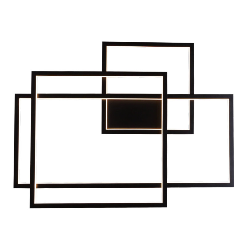 MAXLIGHT W0233D KINKIET LED GEOMETRIC CZARNY - NOWY ŚCIEMNIALNY