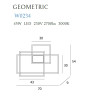 MAXLIGHT W0234 KINKIET LED GEOMETRIC BIAŁY - NOWY 