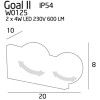 MAXLIGHT W0125 KINKIET GOAL II