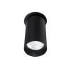 MAXLIGHT H0127 LAMPA SUFITOWA HALO D BLACK PODTYNKOWA

