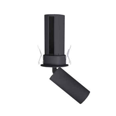 MAXLIGHT H0129 LAMPA SUFITOWA HALO E BLACK PODTYNKOWA
