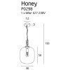 MAXLIGHT P0298 LAMPA WISZĄCA HONEY SMOKY
