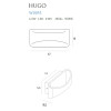 MAXLIGHT W0053 KINKIET HUGO ALU