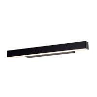 MAXLIGHT W0264 KINKIET LINEAR IP44 BLACK, 18W 4000K ŚCIEMNIALNY