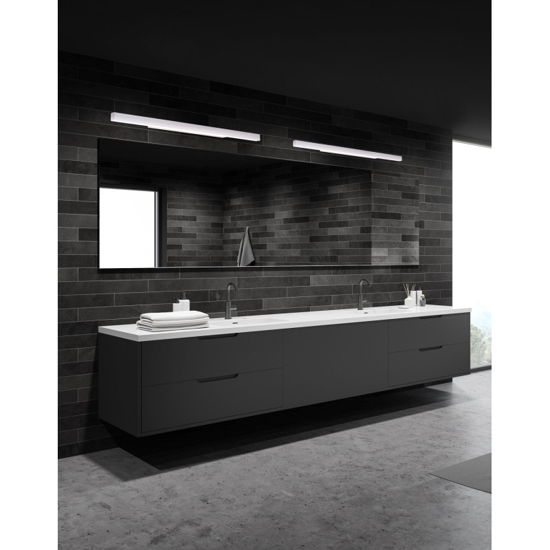 MAXLIGHT W0265 KINKIET LINEAR IP44 WHITE, 36W 4000K ŚCIEMNIALNY