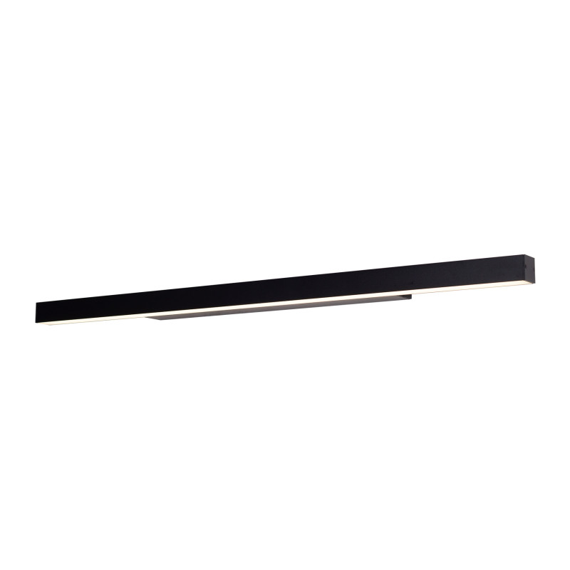 MAXLIGHT W0266 KINKIET LINEAR IP44 BLACK , 36W 4000K ŚCIEMNIALNY