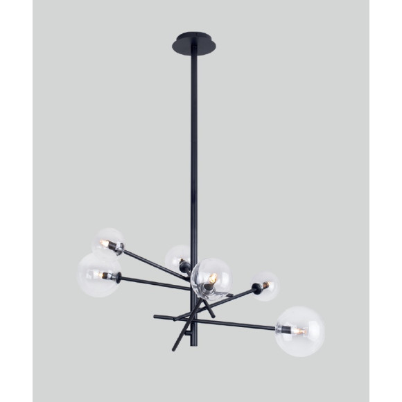 MAXLIGHT P0395 LAMPA WISZĄCA LOLLIPOP BLACK