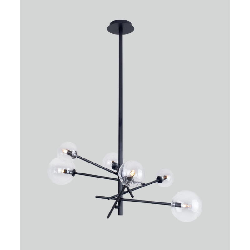 MAXLIGHT P0395 LAMPA WISZĄCA LOLLIPOP BLACK