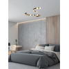 MAXLIGHT P0394D LAMPA WISZĄCA LOTUS 40W ZŁOTA ŚCIEMNIALNA