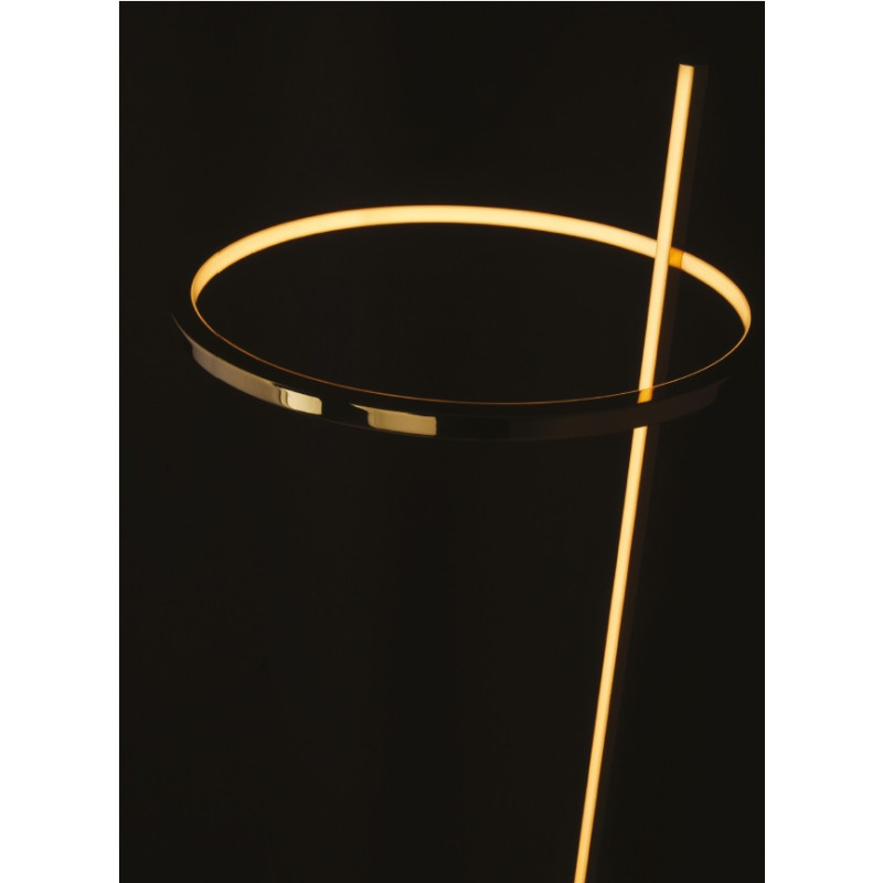 MAXLIGHT F0050 LAMPA PODŁOGOWA LOZANNA 27W ZŁOTA