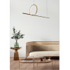 MAXLIGHT P0390 LAMPA WISZĄCA LOZANNA 18W ZŁOTA