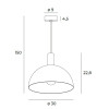 MAXLIGHT P0473 LAMPA WISZĄCA LUISANT