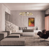 MAXLIGHT P0370D LAMPA WISZĄCA LUXURY 110 CM ZŁOTA ŚCIEMNIALNA