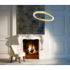 MAXLIGHT P0377D LAMPA WISZĄCA LUXURY 40 CM ZŁOTA ŚCIEMNIALNA