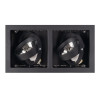 MAXLIGHT H0049 OPRAWA WPUSTOWA MATRIX II CZARNA AR111 GU10 230V
