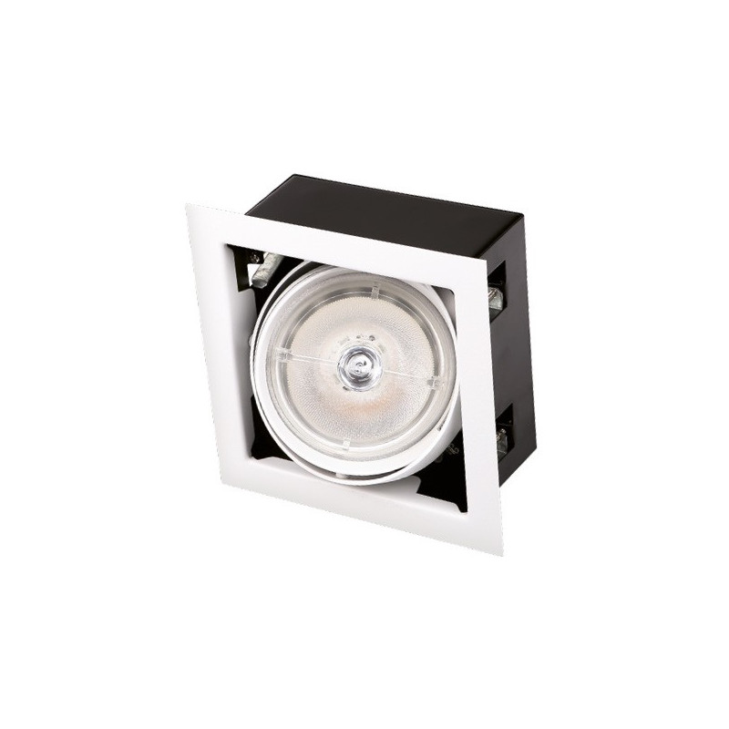 MAXLIGHT H0059 OPRAWA WPUSTOWA MATRIX I BIAŁA AR111 GU10 230V
