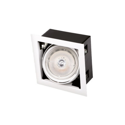 MAXLIGHT H0059 OPRAWA WPUSTOWA MATRIX I BIAŁA AR111 GU10 230V