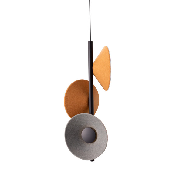 MAXLIGHT P0564 LAMPA WISZACA PURO EARTH YELLOW&GREY MAXLIGHT P0564 LAMPA WISZACA PURO EARTH YELLOW&GREY