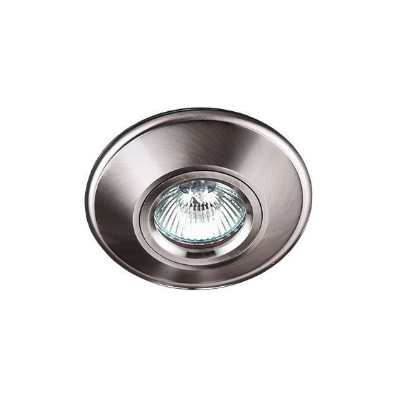 MAXLIGHT H0028 OPRAWA WPUSTOWA METALOWA OKRAGŁA, METAL SZCZOTKOWANY, GU5.3 MAXLIGHT H0028 OPRAWA WPUSTOWA METALOWA OKRAGŁA, METAL SZCZOTKOWANY, GU5.3